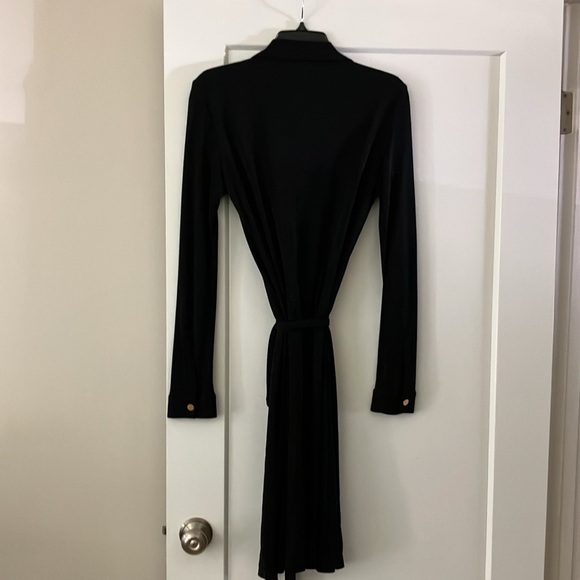 Diane Von Furstenberg Black Wrap Dress NWT - Picture 5 of 6